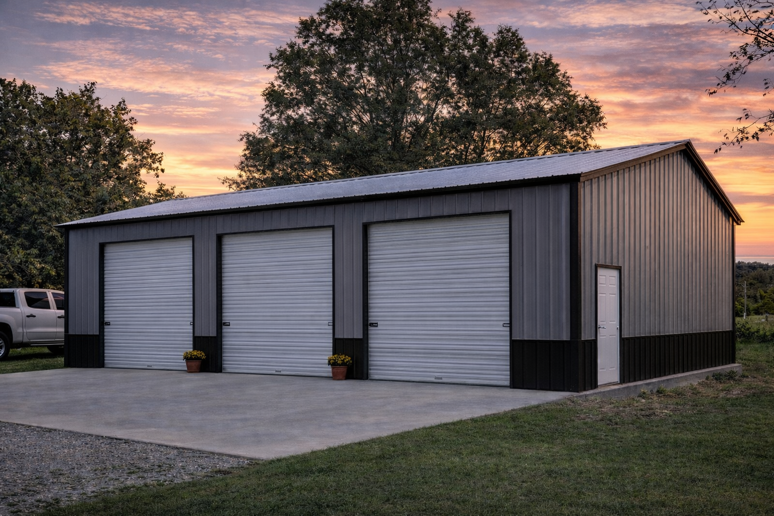 30×40 Triple Metal Building