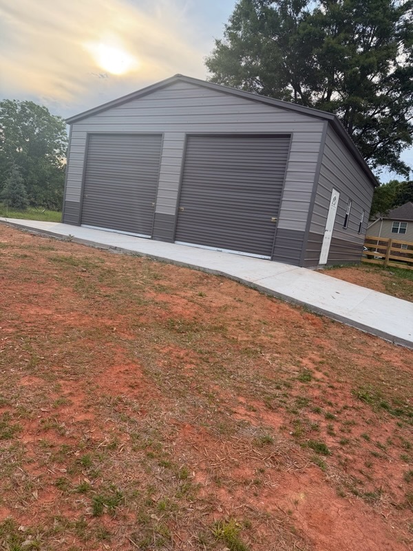 28×30×11 Double Garage/Shop built for Eric M. in Newark, DE (photo 1 of 3)
