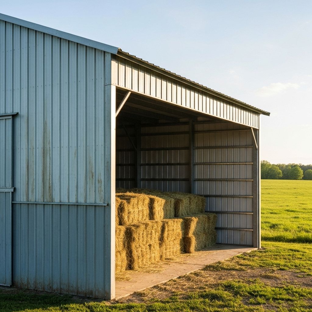 Hay Storage Barn